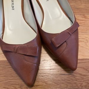 NWOT Sarah Flint Natalie 36.5 (6.5) Saddle Vachetta brown with box & dust bags